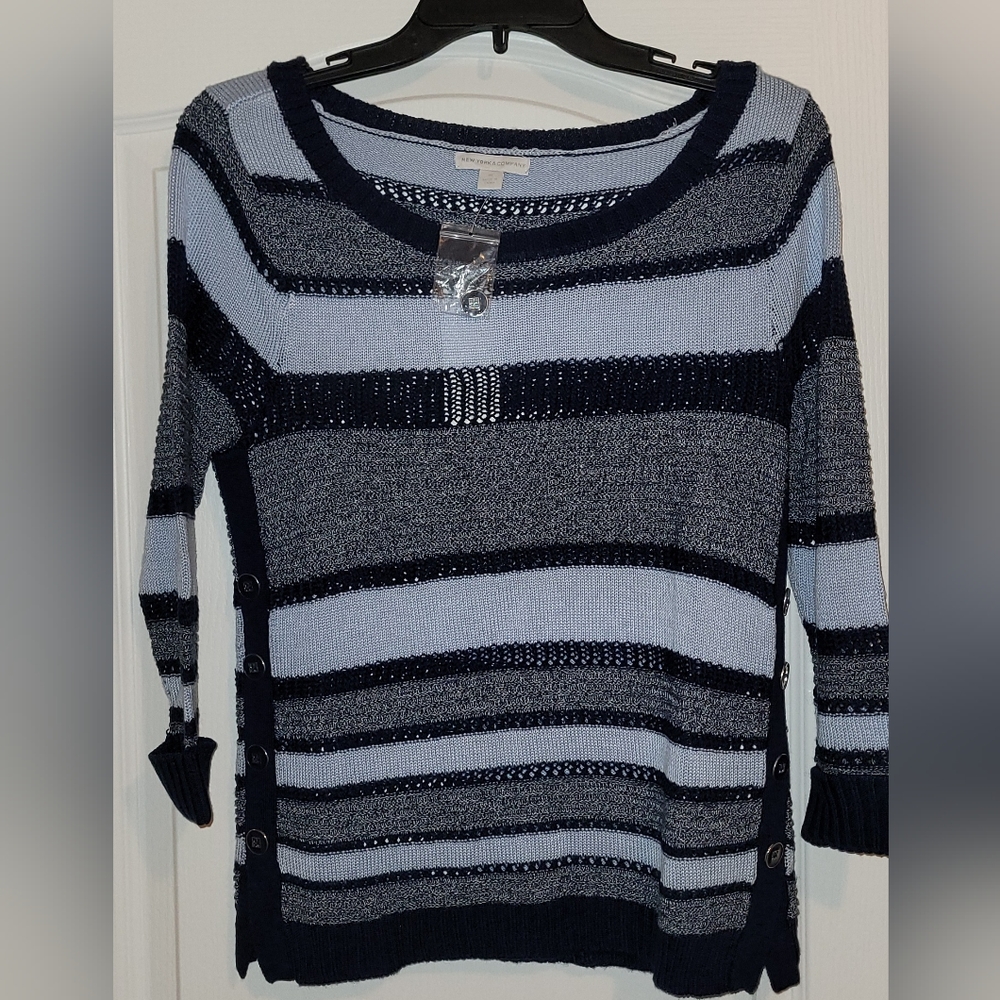NY & Co XS 3/4 sleeve sweater